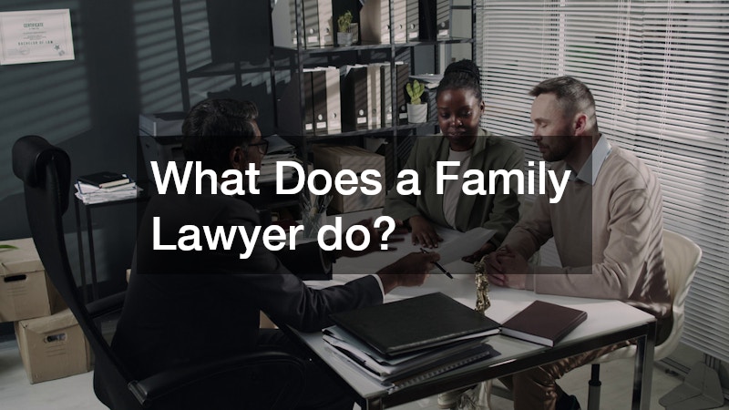 What Does a Family Lawyer do?